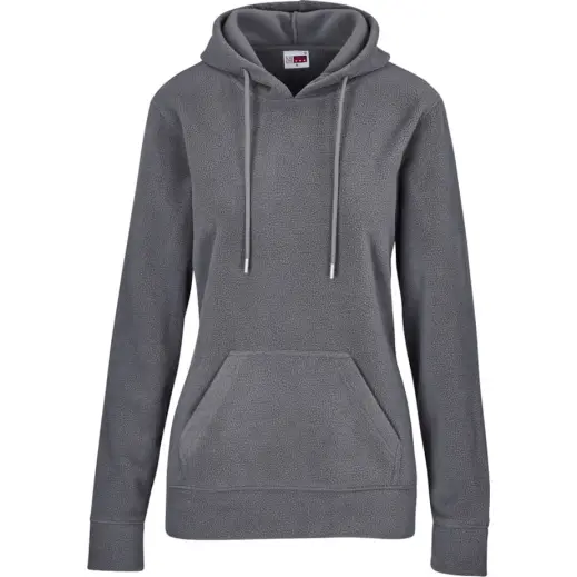 Ladies Dawson Polar Fleece Hooded Sweater Grey